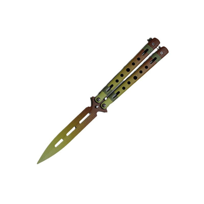 Factory Wholesale Practice Butterfly Knife Training Toy