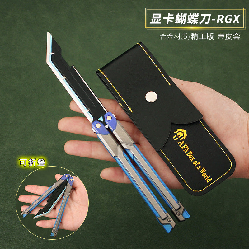 Valorant RGX Butterfly Knife Metal Model Toy
