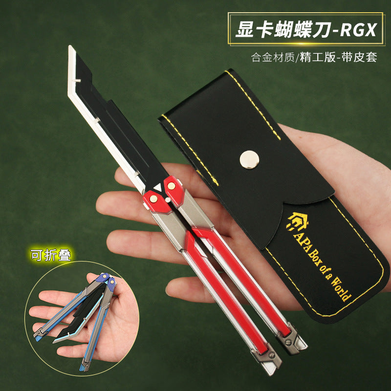 Valorant RGX Butterfly Knife Metal Model Toy