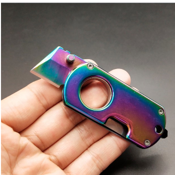 Mini Ring Knife EDC Tool - Multi-function Folding Knife