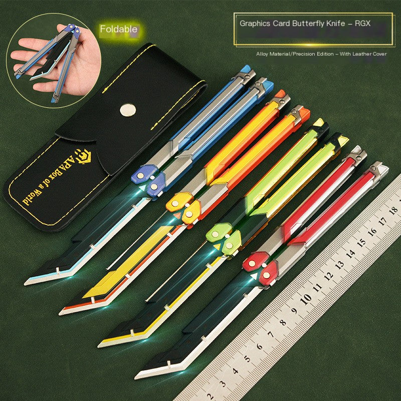 Valorant RGX Butterfly Knife Metal Model Toy