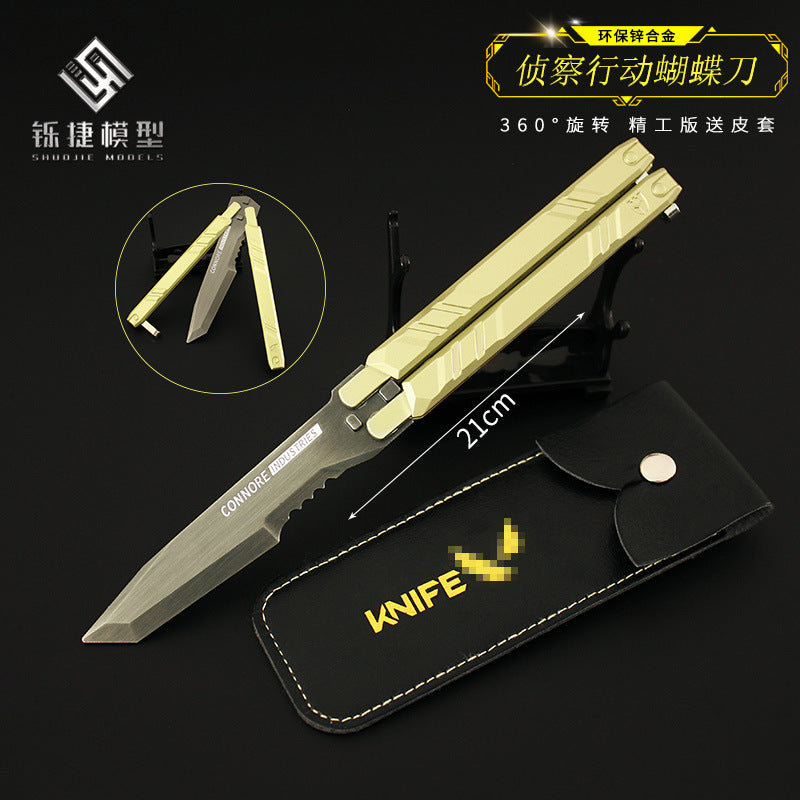 Valorant Recon Butterfly Knife Metal Model Toy (21cm)