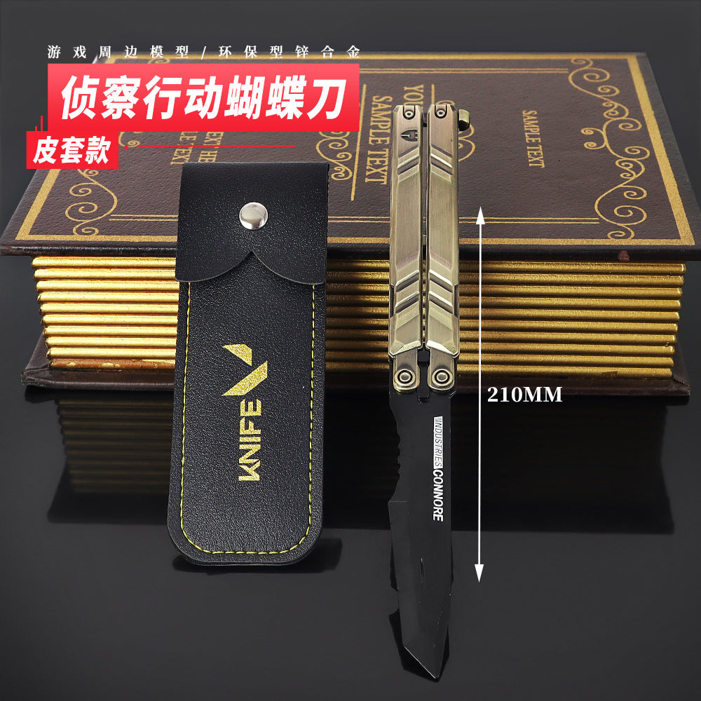 Valorant Game Weapon Recon Butterfly Knife Model (21cm)