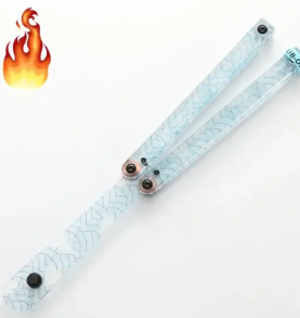 Flipper Trainer Knife - Plastic Butterfly Practice Knife