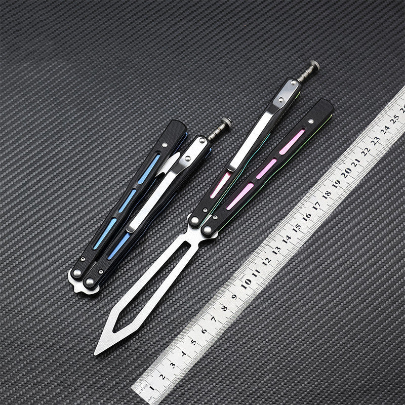 Bearing Version Butterfly Knife with G10 Handle