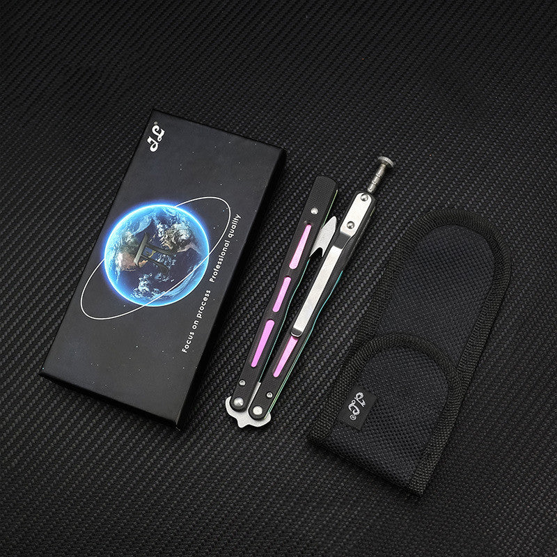 Bearing Version Butterfly Knife with G10 Handle